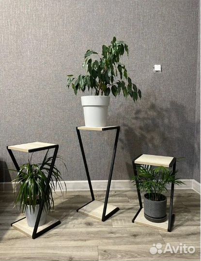 Подставка для цветов в стиле Лофт