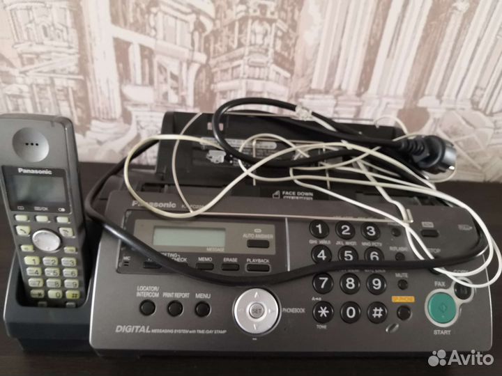 Факс с радиотелефоном Panasonic с плёнкой