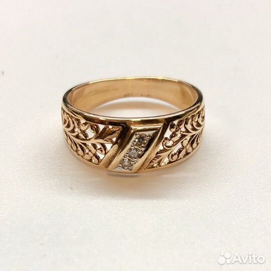 Золотое кольцо 585 пробы