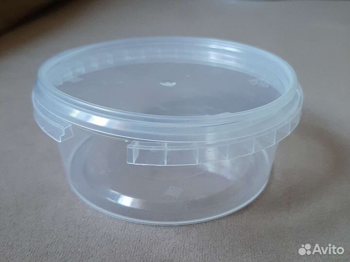 300 мл Контейнер пластиковый круглый