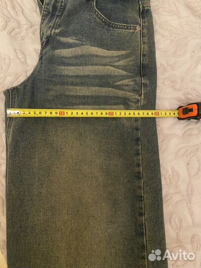 Джинсы широкие подростковые