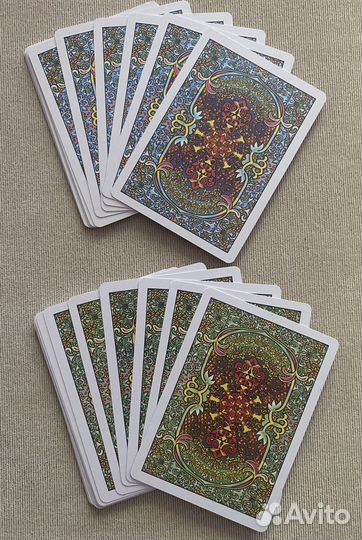 Карты игральные 4 цвета комплект