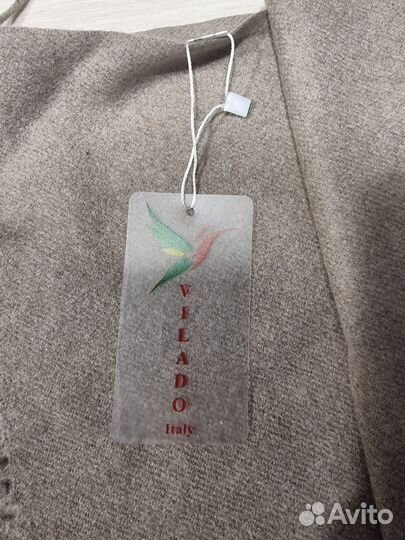 Шарф палантины новый коричный vilado Italy