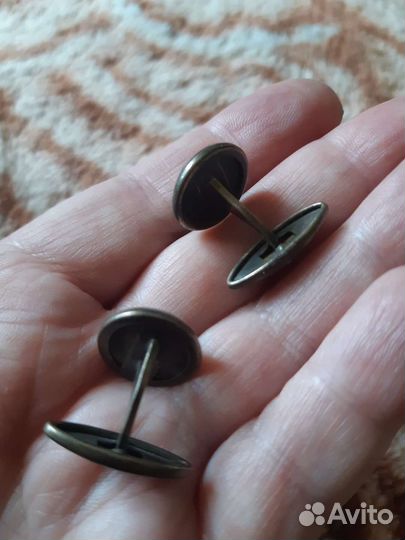 Запонки серебро 875 СССР