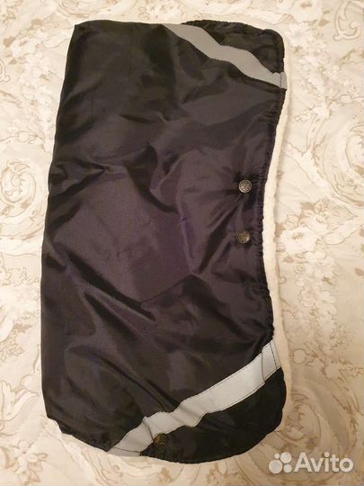 Муфта зимняя меховая на коляску