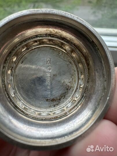 Доваенная серебрянная рюмка, 1937 год