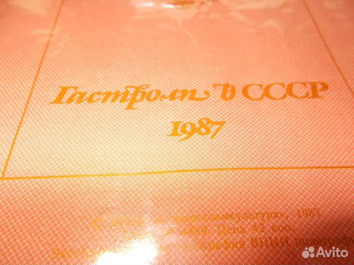 Фото - программка Мирей Матьё