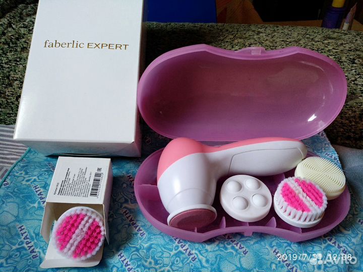 Набор для ухода за кожей лица, четыри насадки,пята