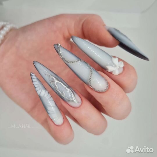 Маникюр/Наращивание ногтей/Ручная роспись