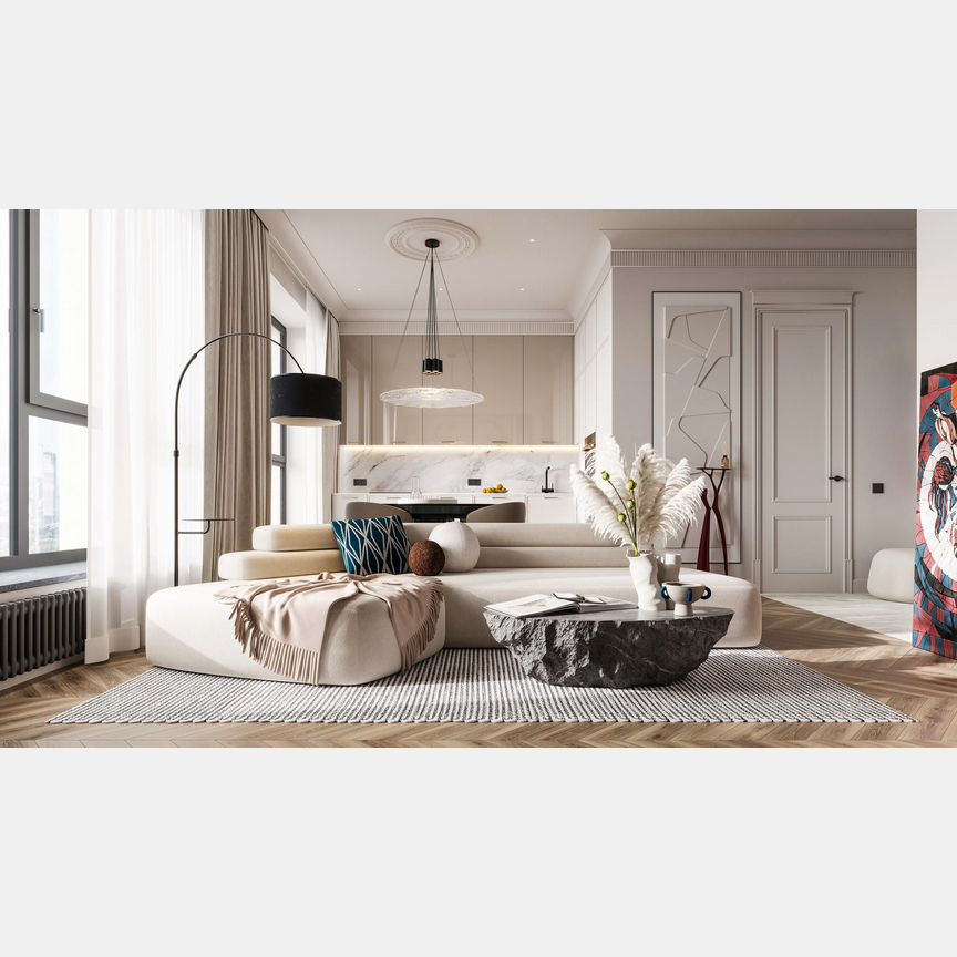 2-к. квартира, 77,9 м², 28/32 эт.