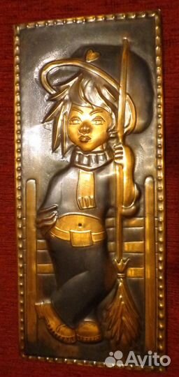 Панно чеканка 