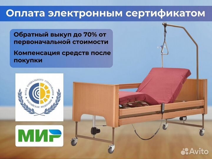 Кровать медицинская функциональная