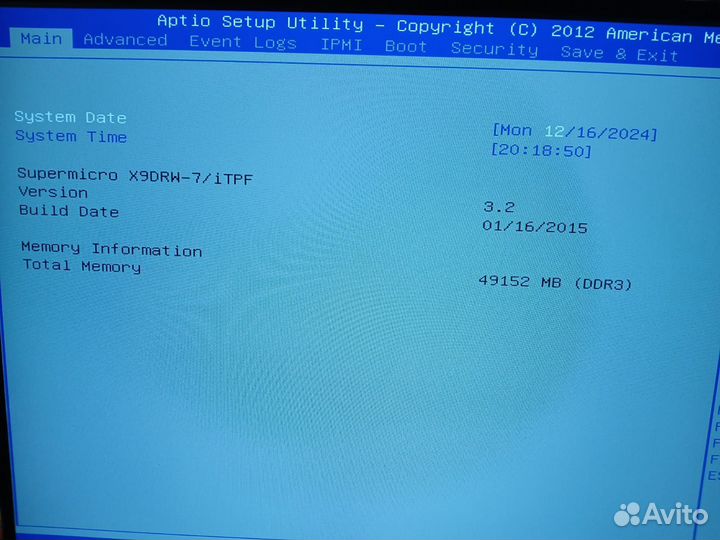 Supermicro X9DRW-7TPF