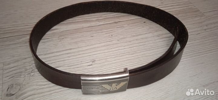 Кожаный ремень Armani мужской