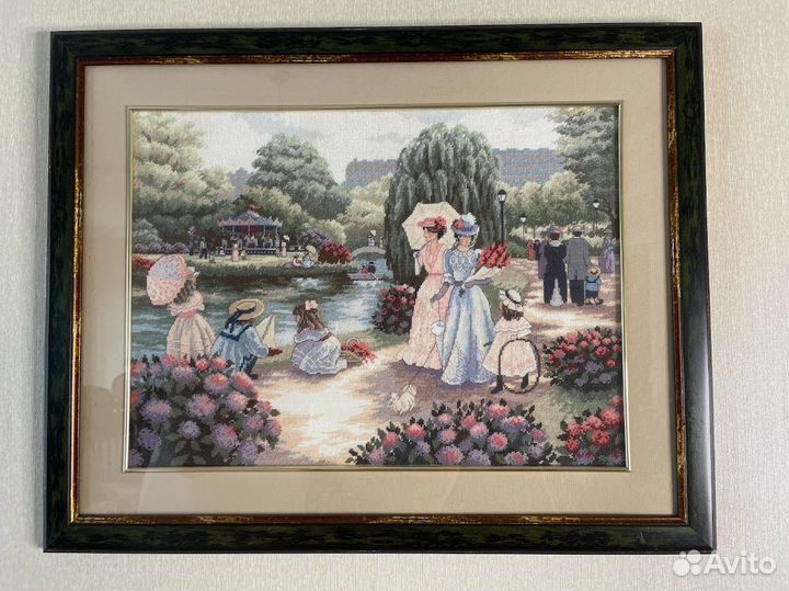 Картина вышитая крестом