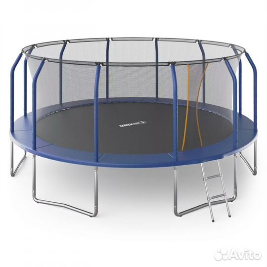 Батут unix Line supreme basic 16 ft (blue)