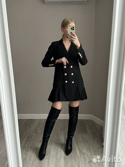 Платье пиджак S M новое