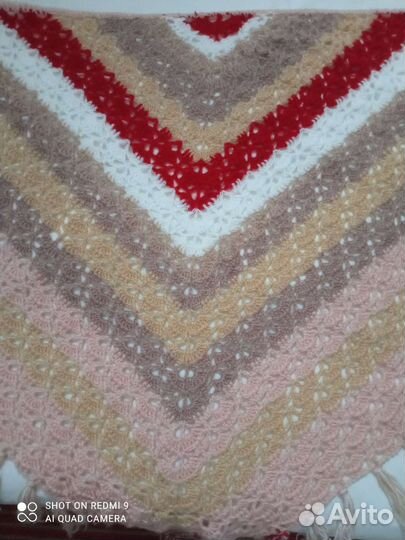 Шаль ручная работа