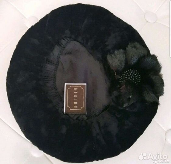 Берет из натурального меха, новый