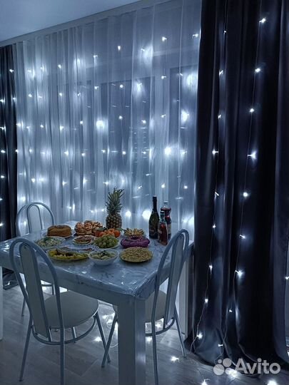 Гирлянда штора 3х3 3x2 2x2