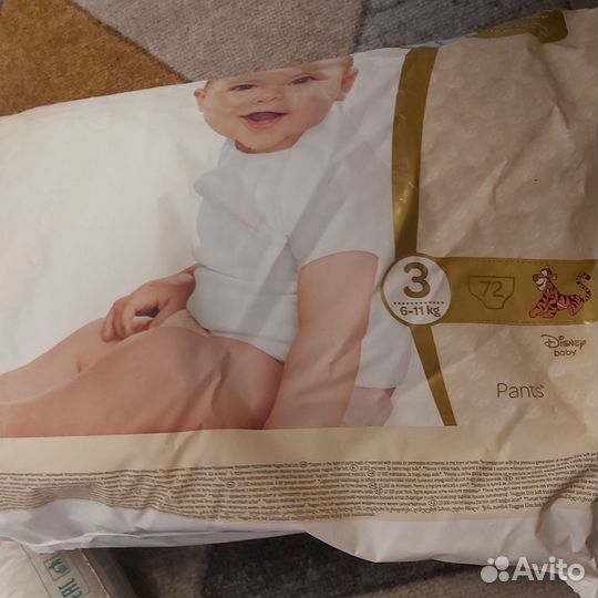 Памперсы детские размер 1 и 3