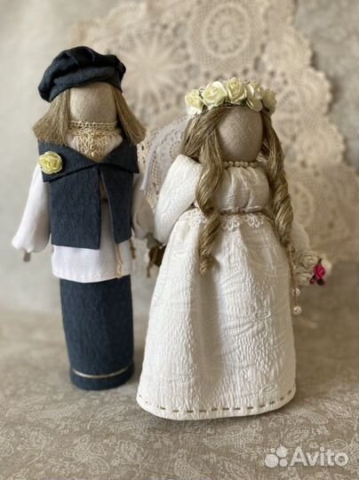 Народные куклы «Неразлучники» подарок на свадьбу
