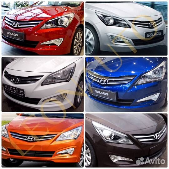 Капот передний Hyundai Solaris 1 2010-2017 12x