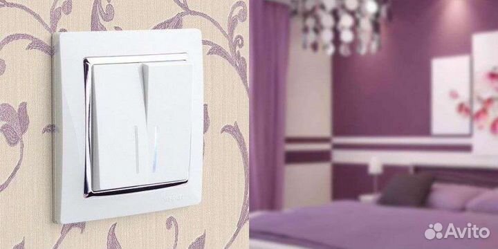 Перенеси или добавь выключатель без штробления