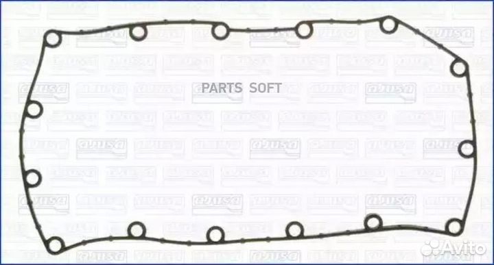 Ajusa 00590500 14 0517 09 прокладка поддона двигат