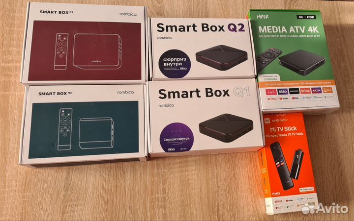 Смарт тв приставка медиаплеер Rombica C1 новая