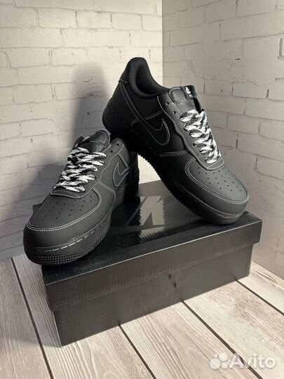 Nike Air Force 1 черные