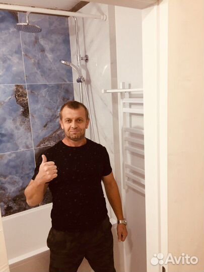 Ванные комнаты, Керамогранит, квартиры под ключ