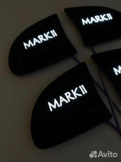 Led подсветка дверных ручек Toyota Mark 2 90