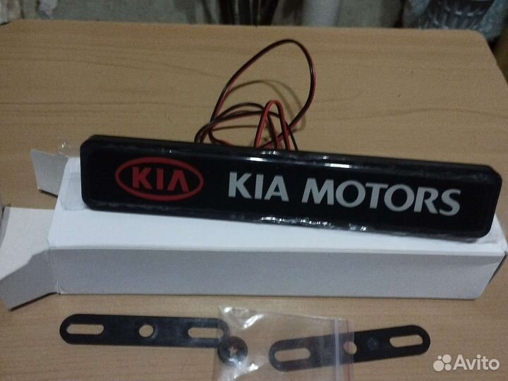 Kia motors светодиодный знак на капот или бампер