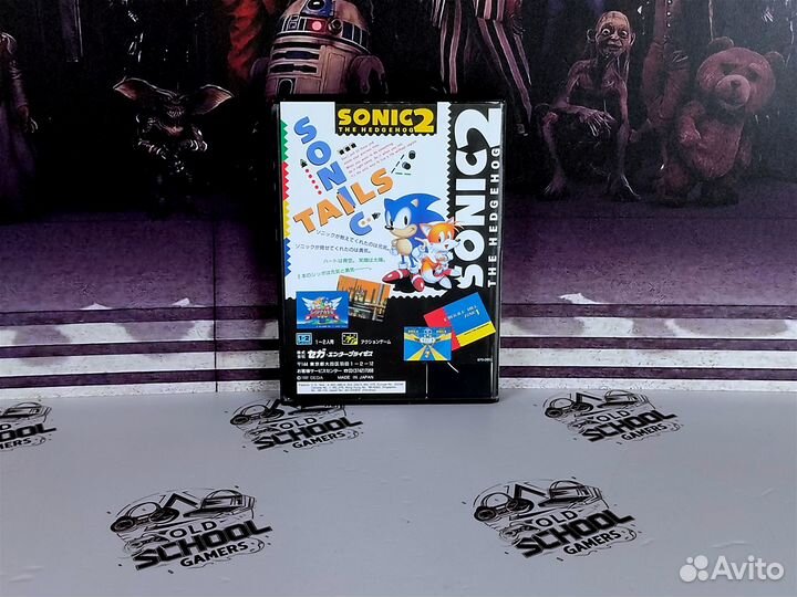 Картриджи sega Sonic the Hedgehog 2