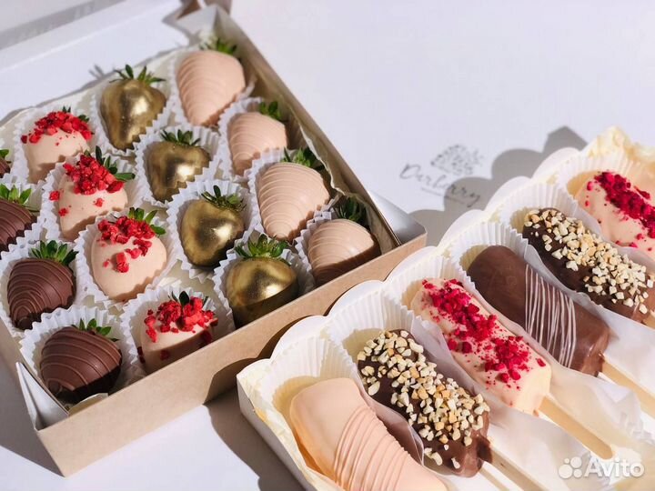 Букет из клубники в шоколаде