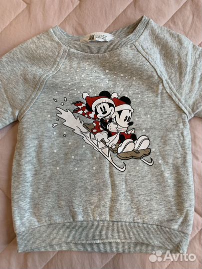 Кофты новогодние H&M на девочку 4-6 лет в идеале