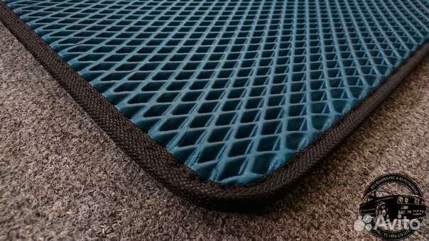 Автоковрики EVA для Mercedes-Benz w123, синего цве