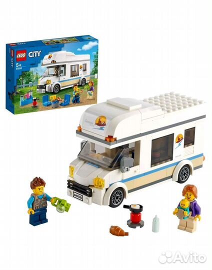 Новый Lego City 60283 Отпуск в доме на колесах