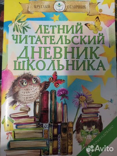 Летний читательский дневник школьника