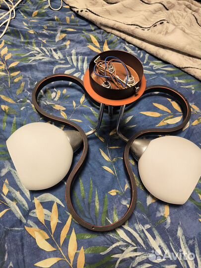 Люстра потолочная 3 лампы