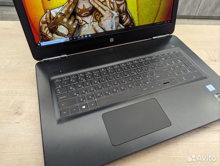 Игровой HP/17.3/Core i5+GTX1050ti/8gb/SSD