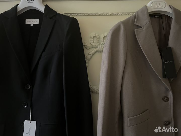 Новы Lux 100 шерсть жакет Patrizia Pepe Stefanel S