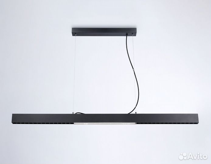 Подвесной светодиодный светильник 48W, 4200K, 1200*35*1305 (Без пду), черный