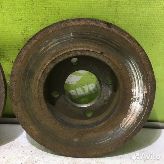 Диск тормозной передний не вентилируемый Фольксв