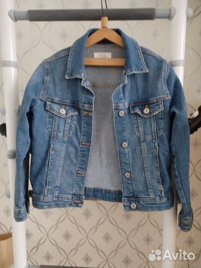 Джинсовая куртка zara для девочки