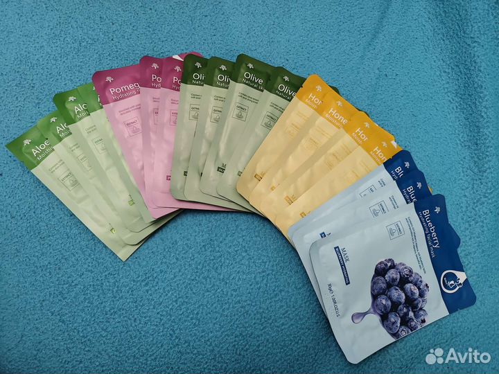 Набор тканевых масок для лица