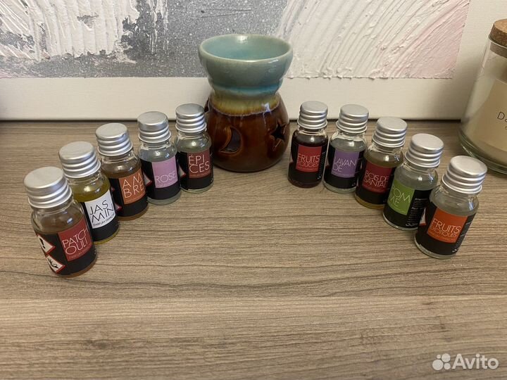 Набор арома масел и аромалампа