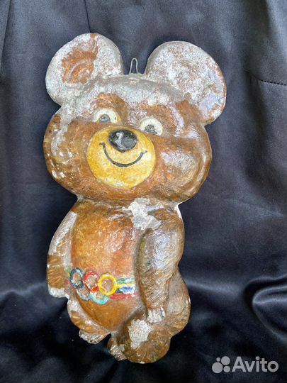 Олимпийский мишка СССР металл