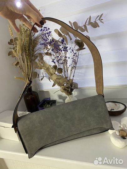 Сумка замшевая